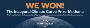 Recycle Organics fue uno de los ocho ganadores del Climate Curve Prize: Methane